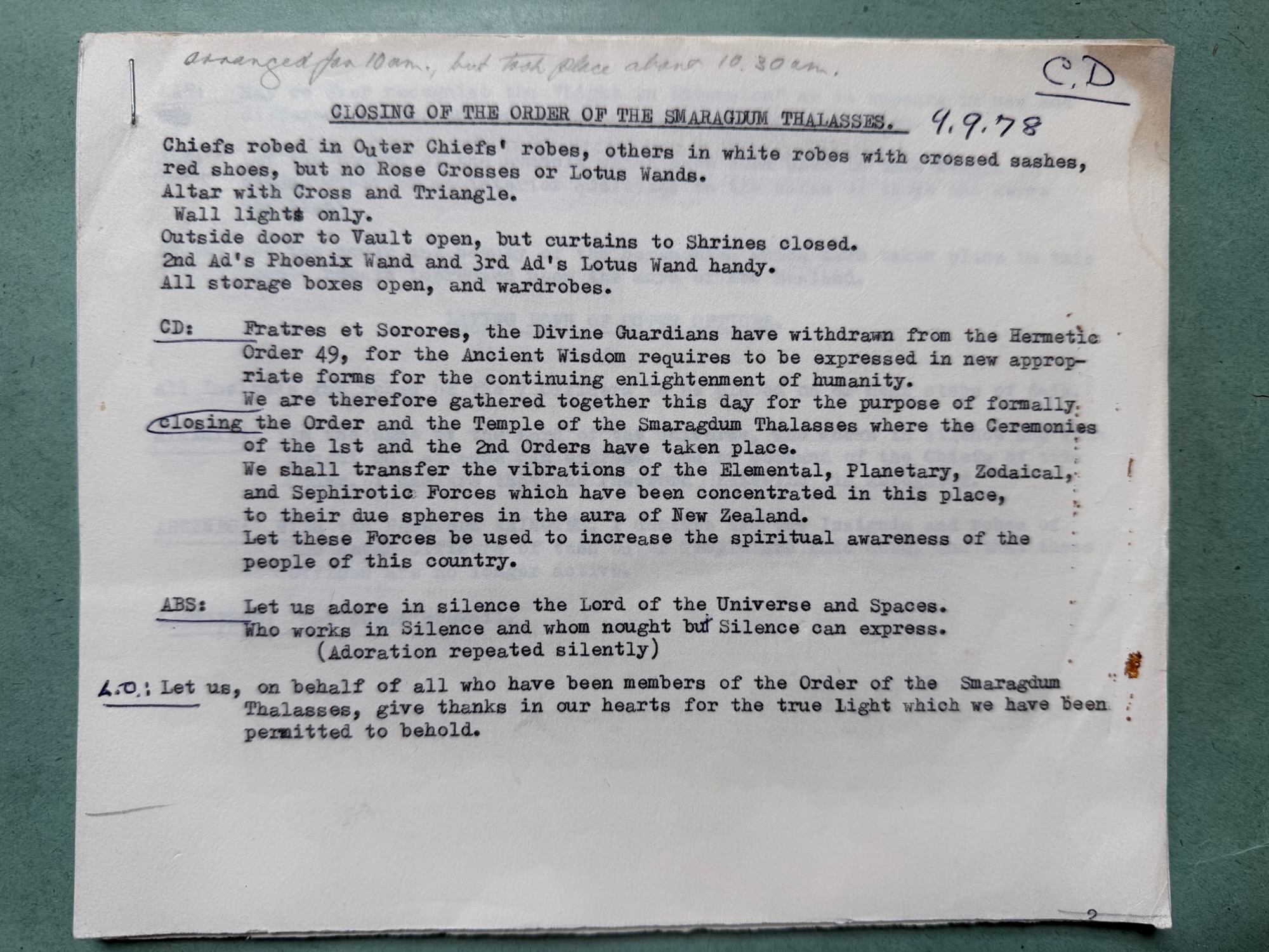 By Names and Images: The Closure of Whare Ra